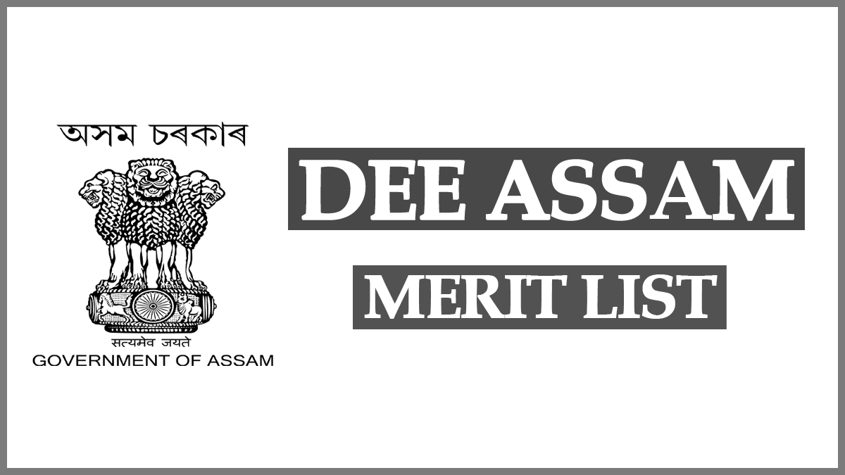 DEE Assam 1st Provisional Merit List 2023 PDF