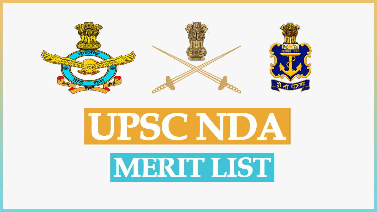 UPSC NDA Merit List & Cut off List 2023