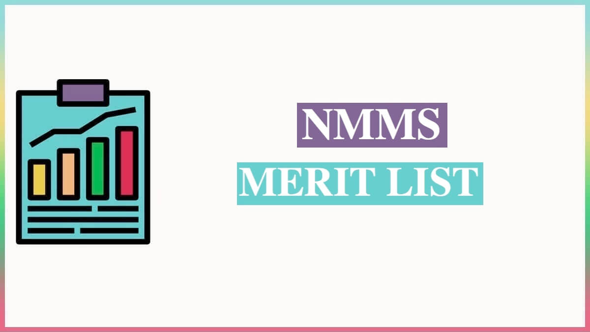 NMMS Merit List 2023 State Wise Result