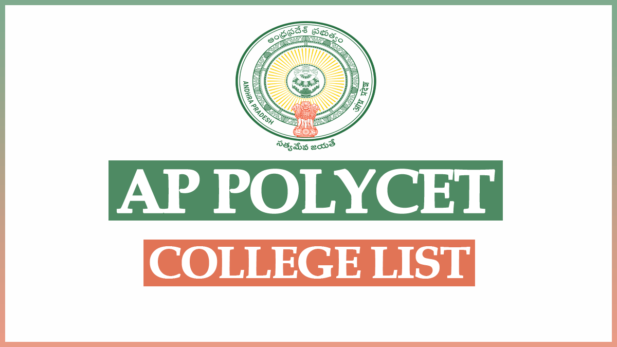 AP POLYCET Rank Wise College List 2023 PDF