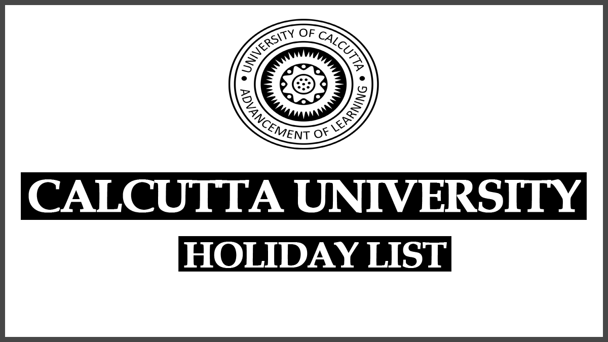 Calcutta University Holiday List