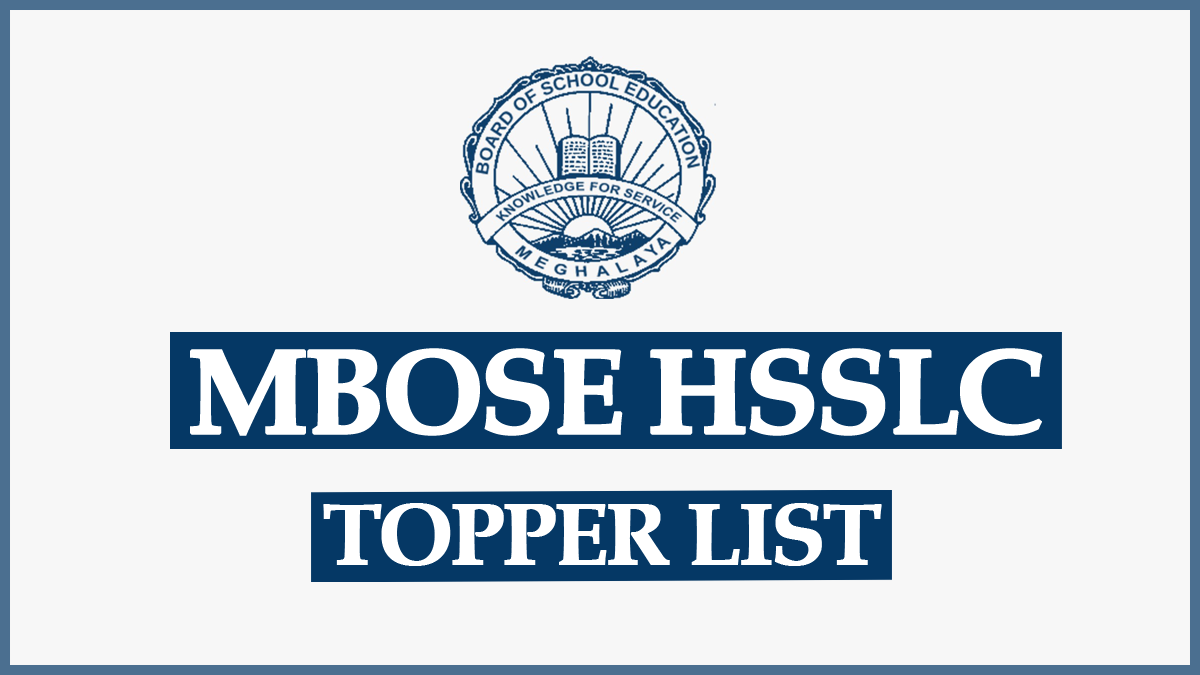 MBOSE HSSLC Topper List 2023