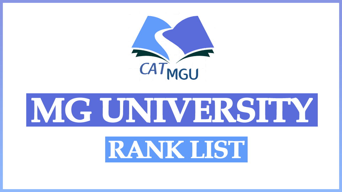 MG University Rank List