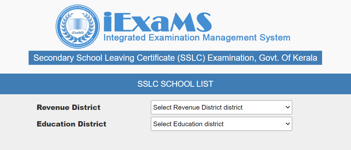 SSLC School List