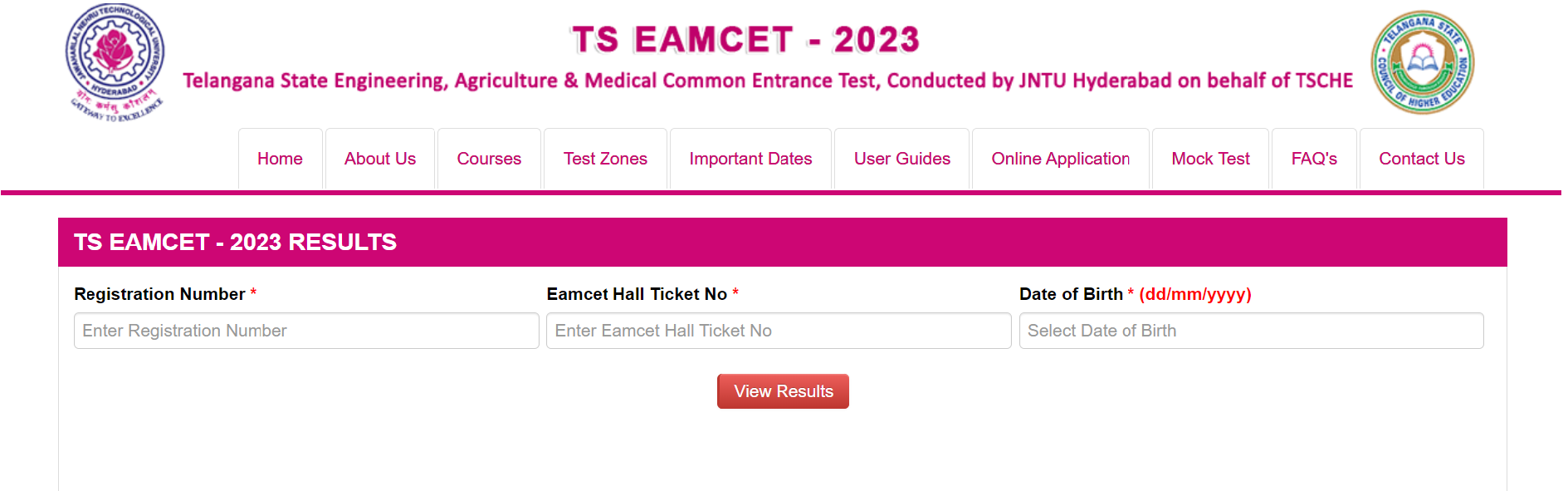 TS EAMCET 2023 Result 1