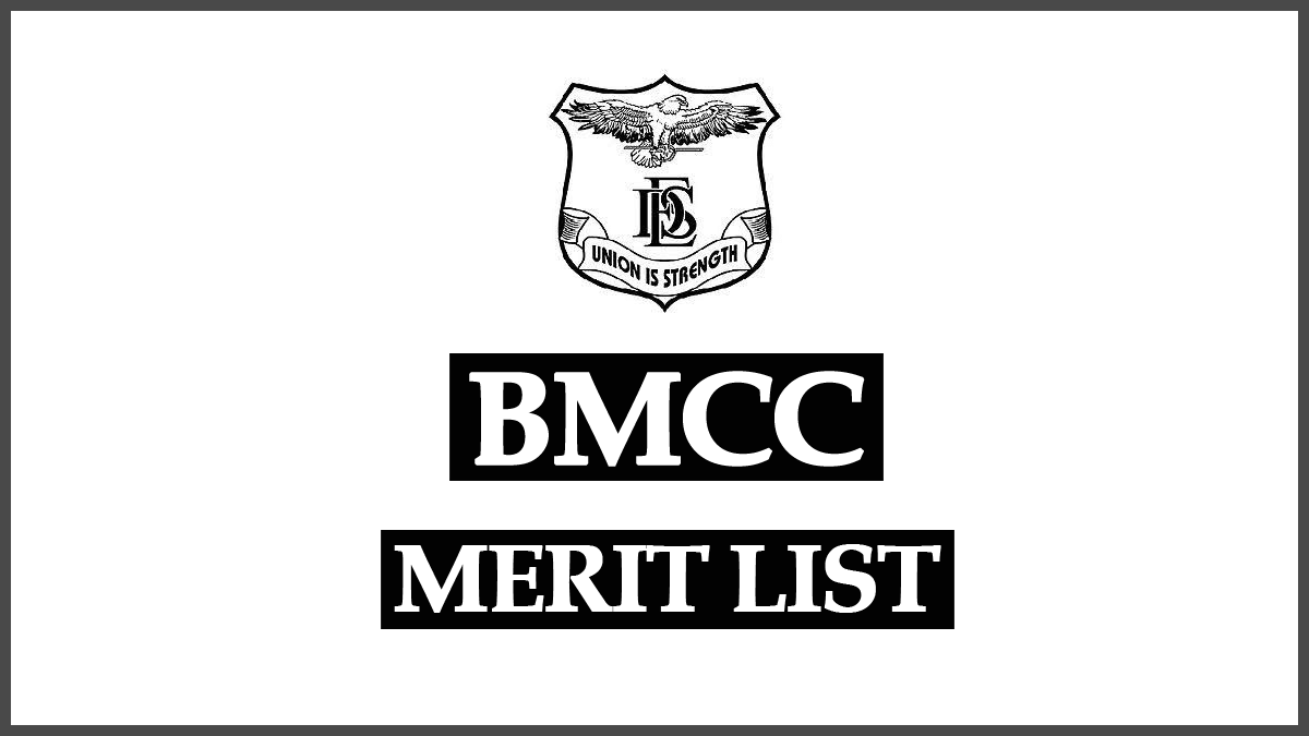 BMCC Merit List