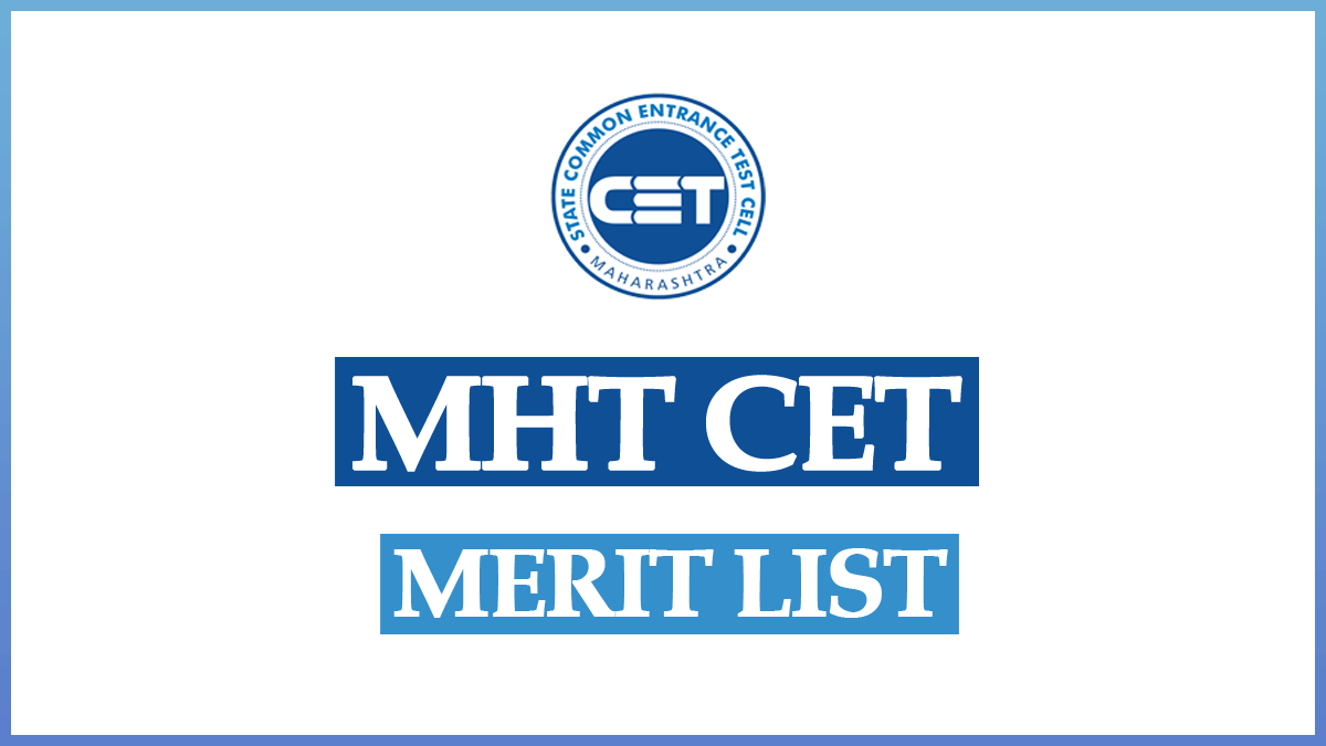 MHT CET Merit List