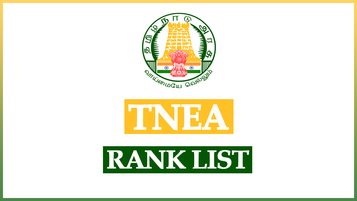 TNEA Rank List 2023 PDF Download