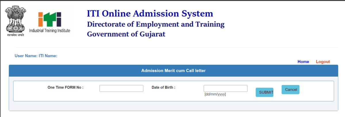 Gujarat ITI Merit List