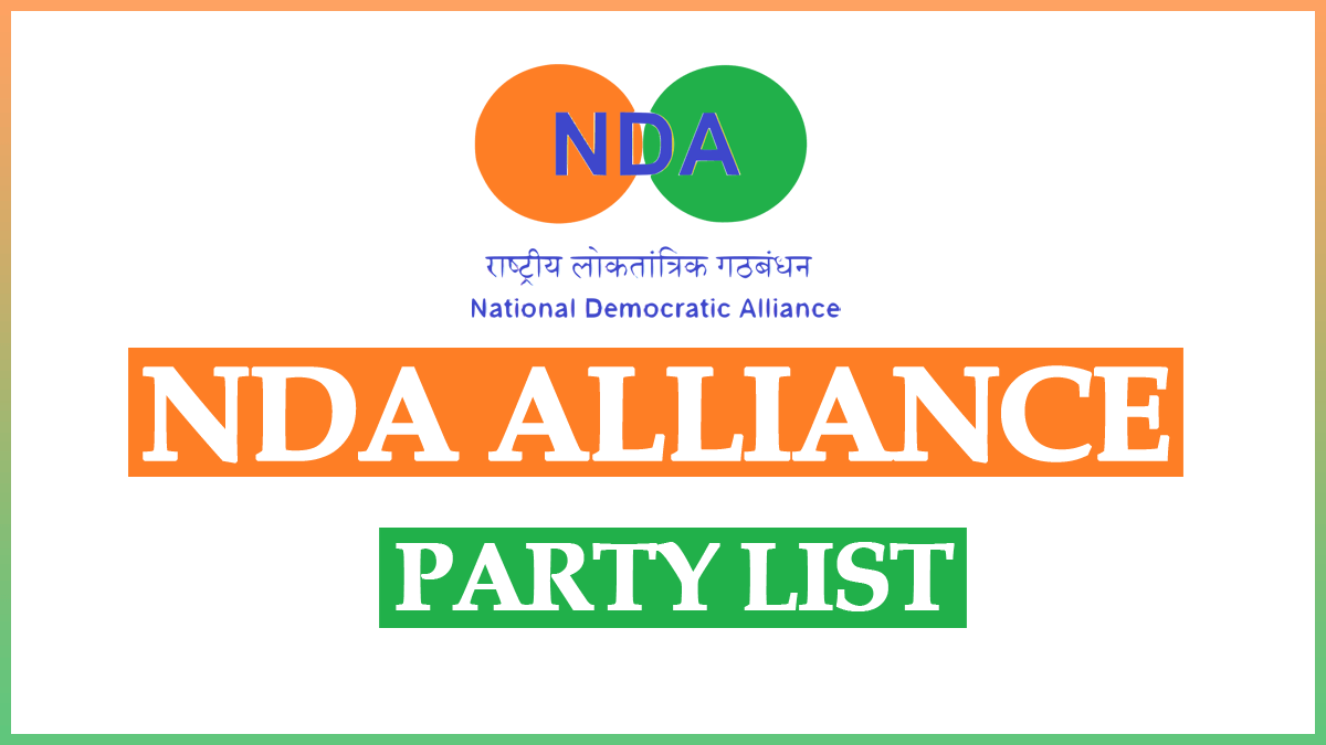 NDA Alliance Party List 2023 - National Democratic Alliance