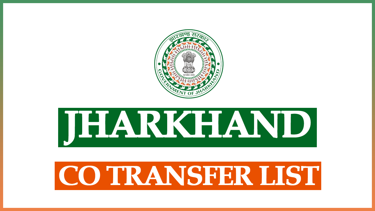 CO Transfer List Jharkhand 2023