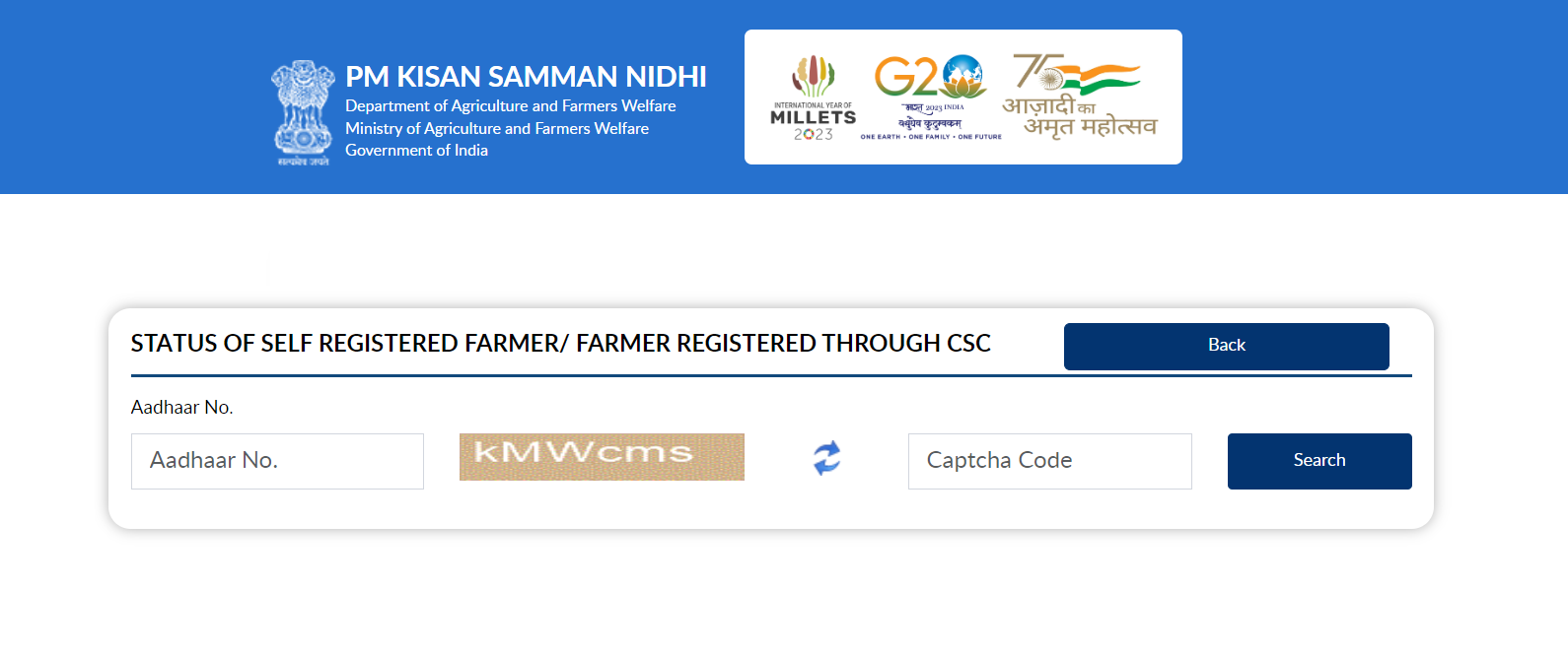 PM Kisan Payment Status of Beneficiary