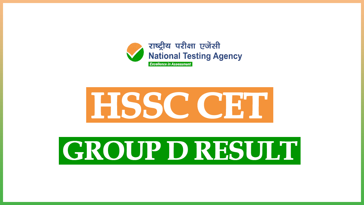 HSSC CET Group D Score Card
