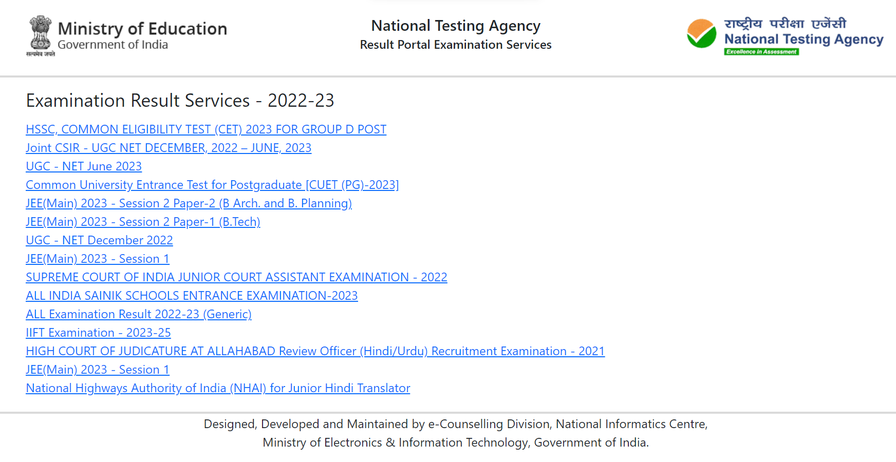 HSSC CET Group D Score Card & Result List 2024