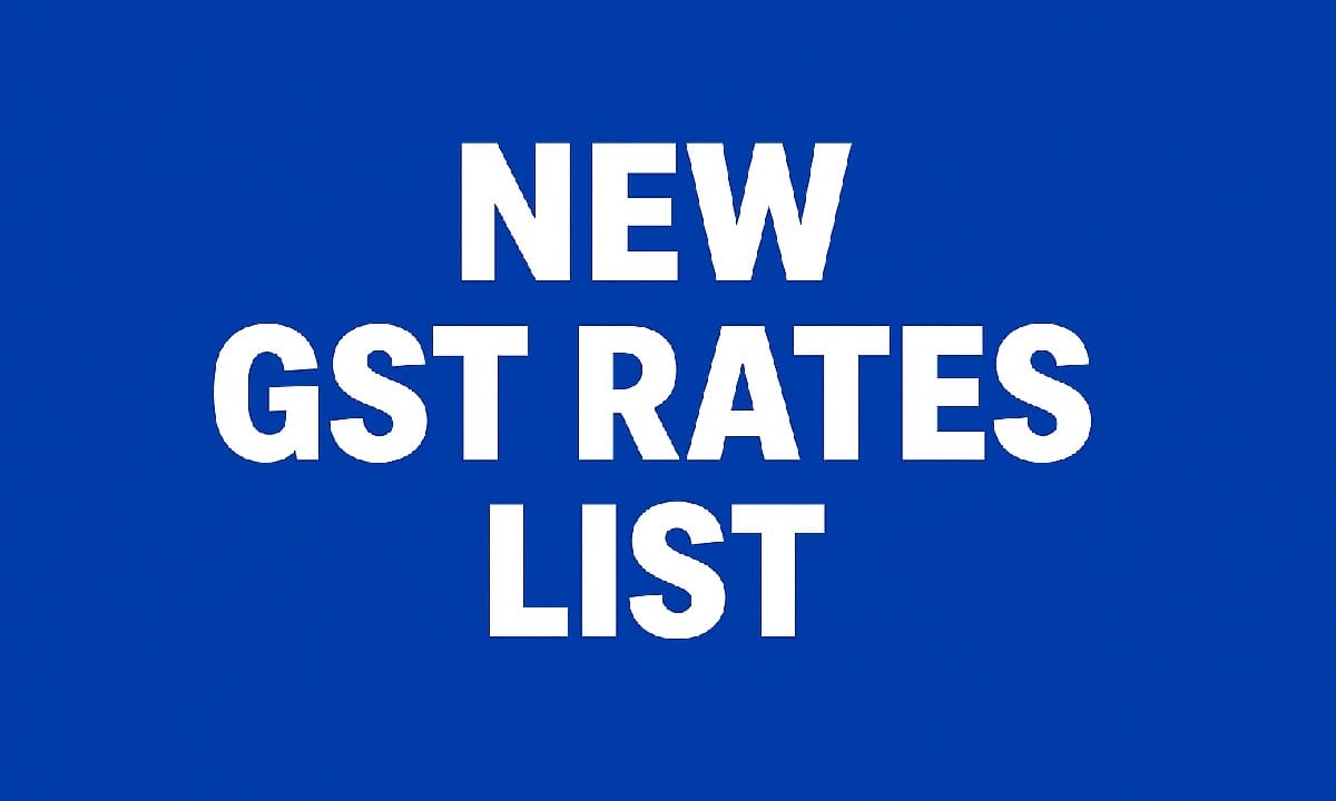 New GST Rates List 2025 September PDF – Full List of Revised GST Slabs