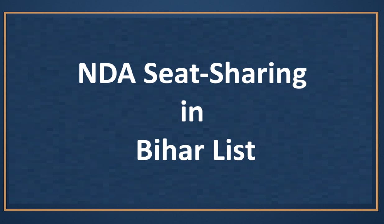 NDA Seat-Sharing in Bihar List