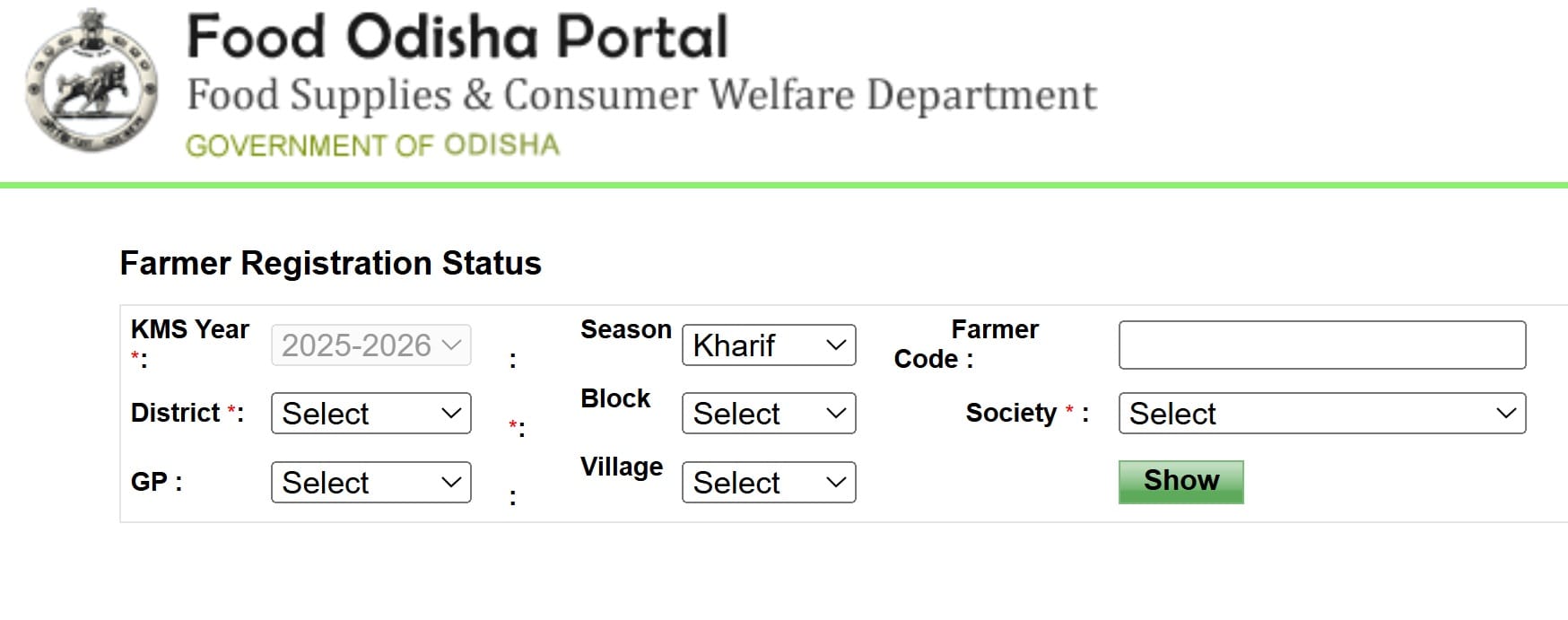 Food -Odisha- Portal