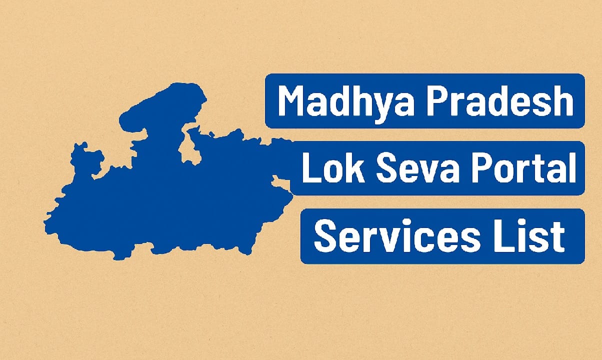 Madhya Pradesh Lok Seva Portal Services List