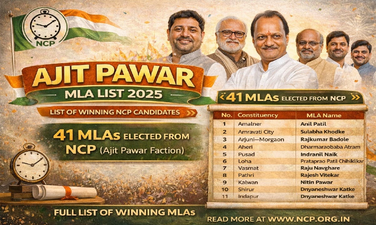 Ajit Pawar MLA List