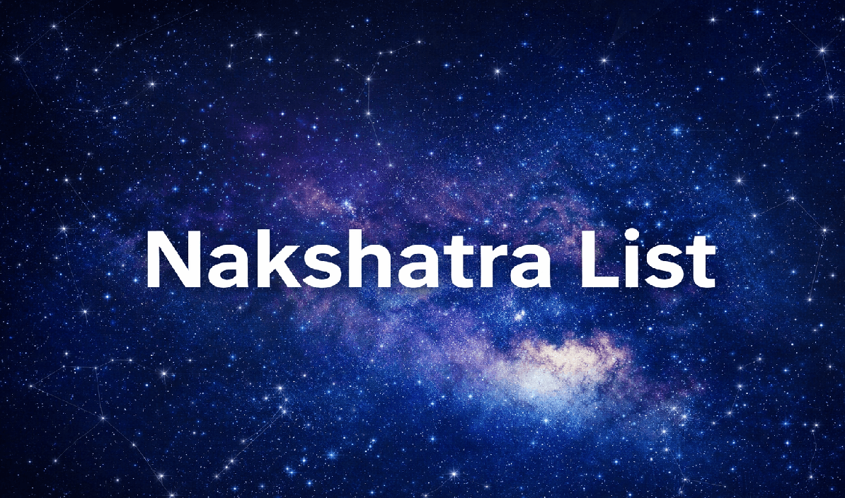 Nakshatra List