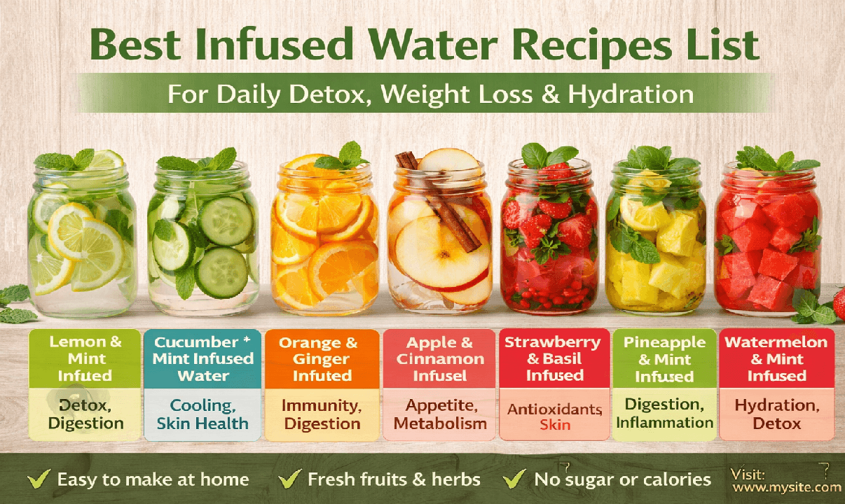 Best Infused Water Recipes List