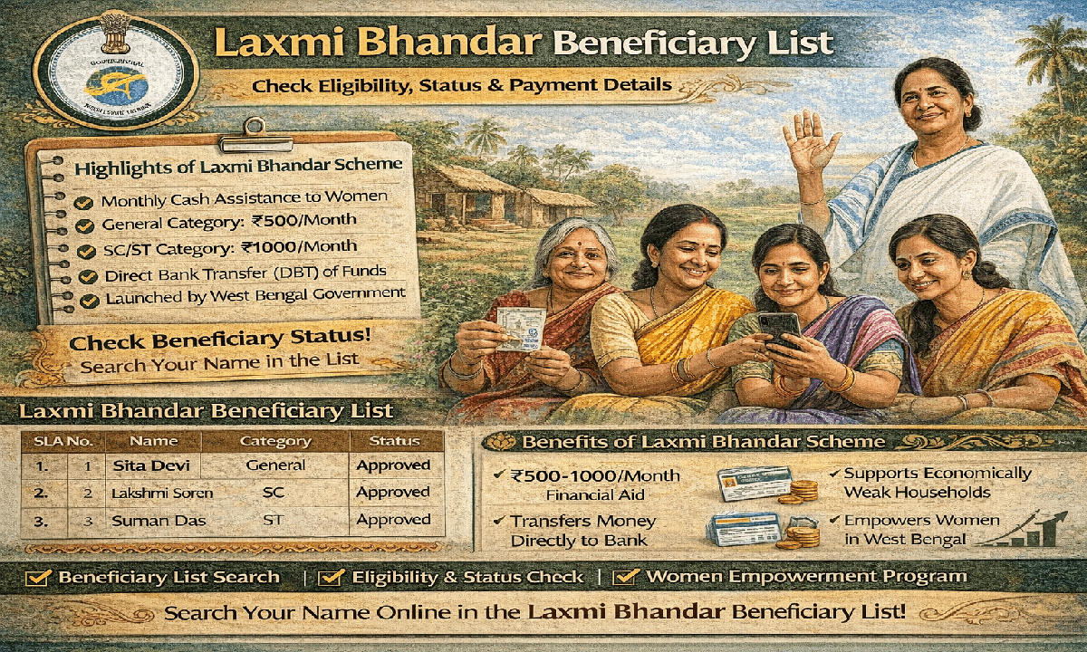 Laxmi Bhandar Beneficiary List