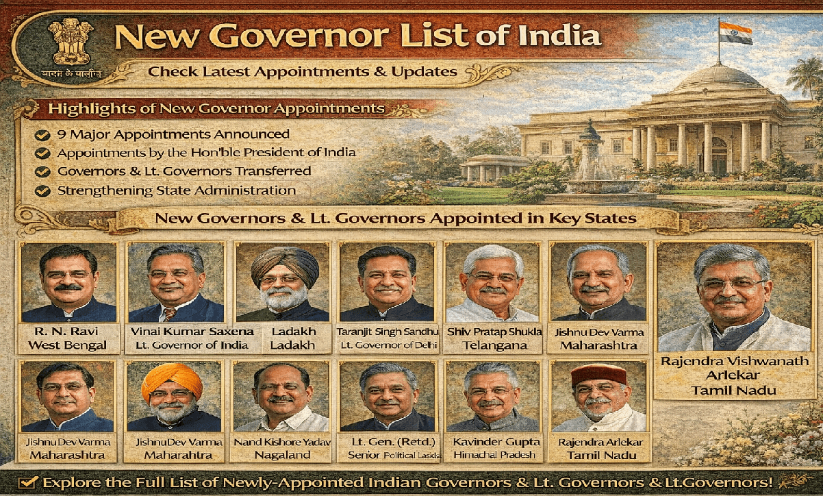 New Governor List