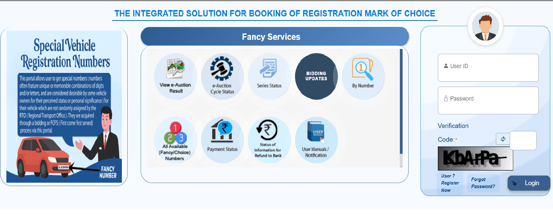 Fancy Number Registration