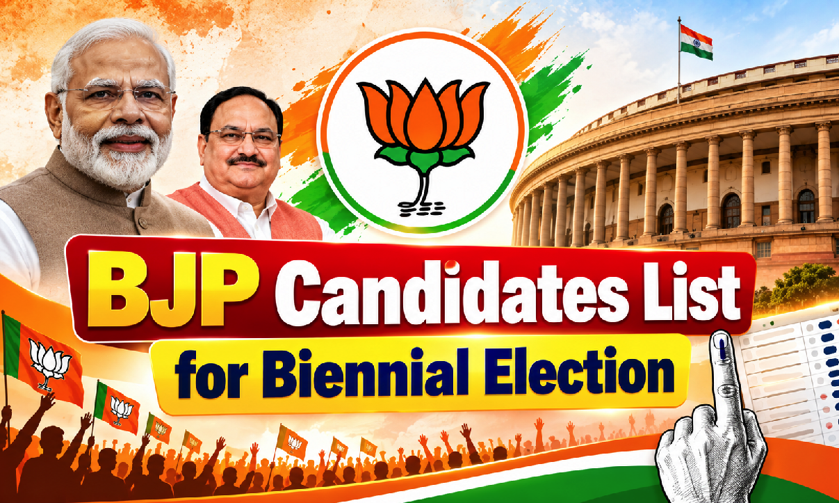 BJP Candidates List for Biennial Election